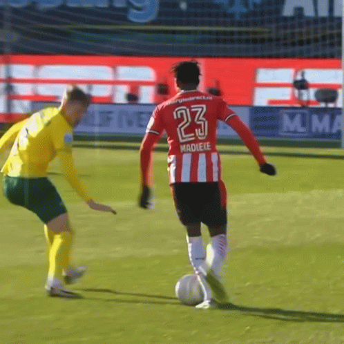 A Soccer Player With The Number 23 On Their Jersey GIF