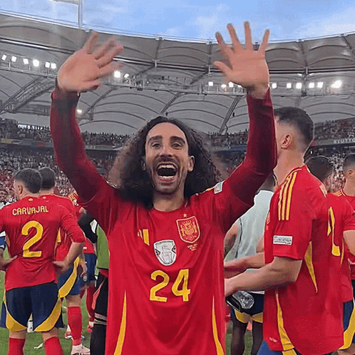A Soccer Player With The Number 24 On His Jersey GIF