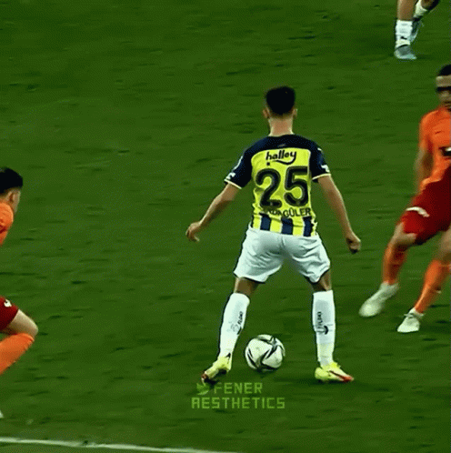 A Soccer Player With The Number 25 On The Back Of His Shirt GIF