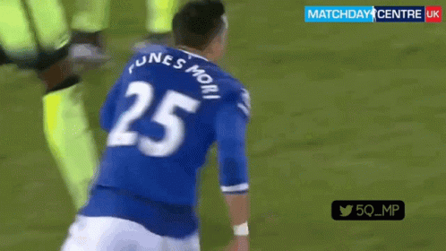 A Soccer Player With The Number 25 On Their Jersey GIF