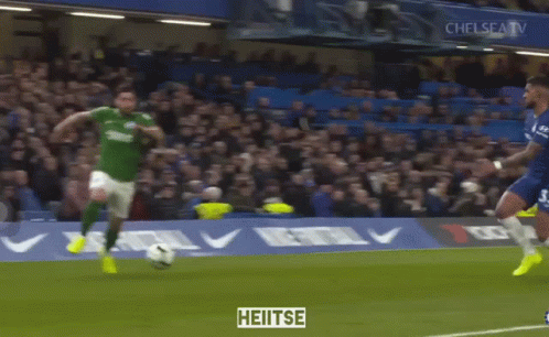 A Soccer Player With The Number 3 On His Back GIF