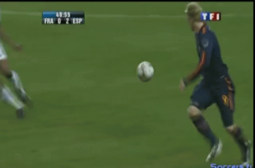 A Soccer Player With The Number 3 On His Back Kicks The Ball GIF