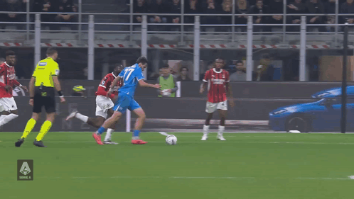 A Soccer Player With The Number 6 On His Jersey Kicks The Ball GIF