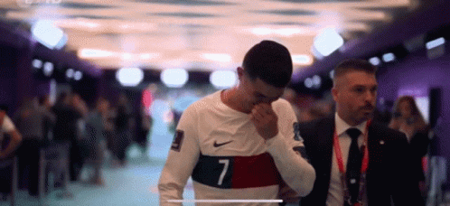 A Soccer Player With The Number 7 On His Jersey GIF