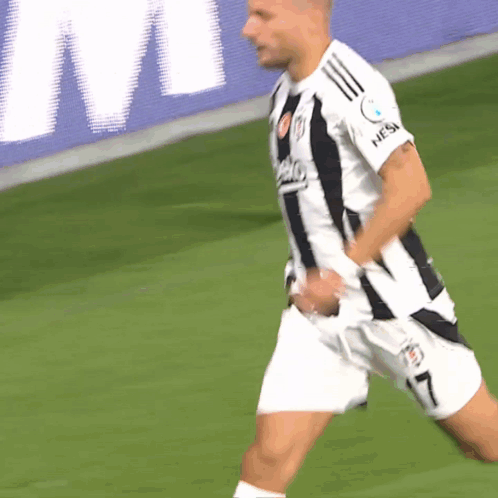 A Soccer Player With The Number 7 On The Shorts GIF