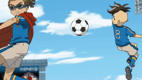 a soccer player with the number 8 on his back