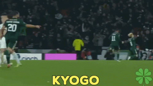 A Soccer Player With The Number 8 On His Jersey Is Celebrating GIF