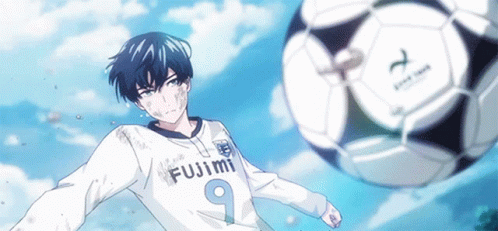a soccer player with the number 9 on his jersey is kicking a ball