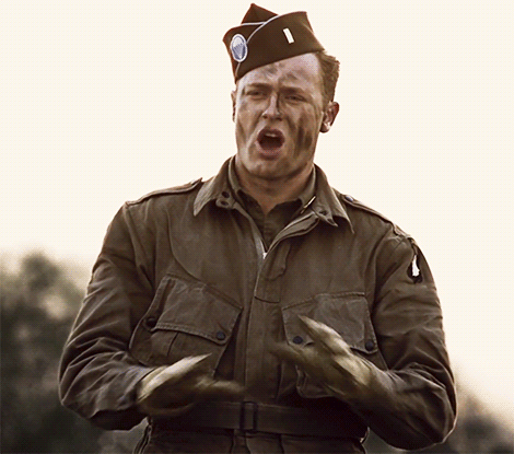 A Soldier With The Number 1 On His Hat GIF