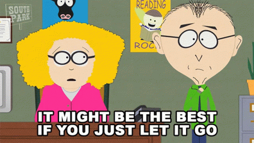 A South Park Cartoon Shows A Man And A Woman GIF