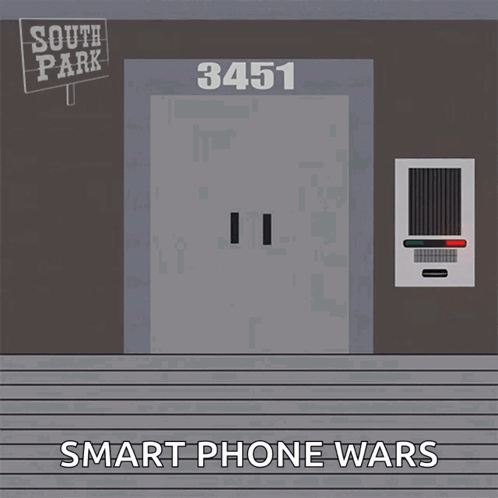 A South Park Poster That Says I Can 'T Believe It ! It 'S All A Scam Smart Phone Wars GIF