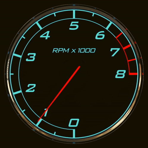 a speedometer with the words rpm x 1000 on the face