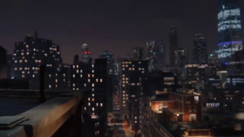 A Spiderman Is Holding A Box Of Pizza In His Hand GIF