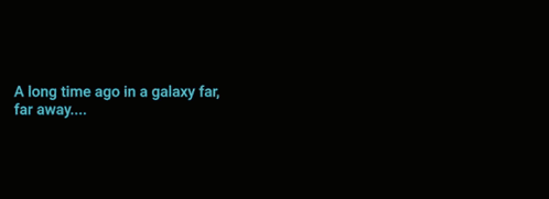 A Star Wars Logo That Says Stop Talking On The Bottom GIF