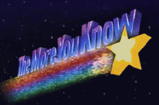 A Star With The Words Me More You Know Written On It GIF