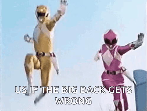 A Statue Of A Gorilla With The Words Us If The Big Back Gets Wrong On It GIF