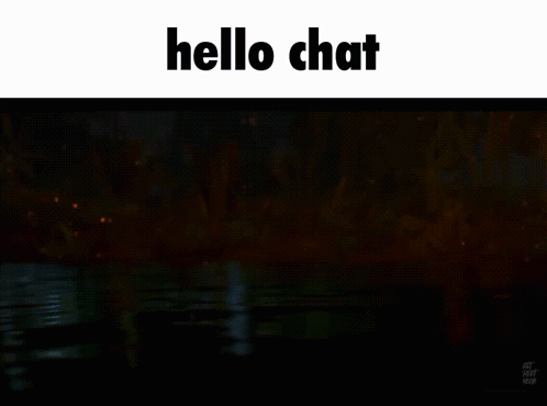 A Statue Of A Man In A Helmet With The Words Hello Chat Written Above It GIF