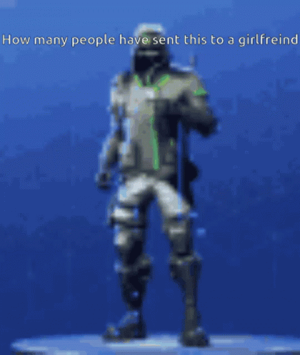 A Statue Of A Soldier With The Words How Many People Have Sent This To A Girlfriend Below Him GIF