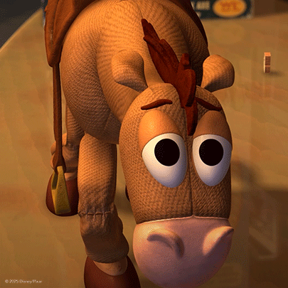 A Stuffed Animal From The Movie Toy Story GIF