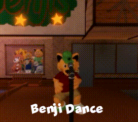 Stuffed Animal Singing Into Microphone Benji Dance GIF