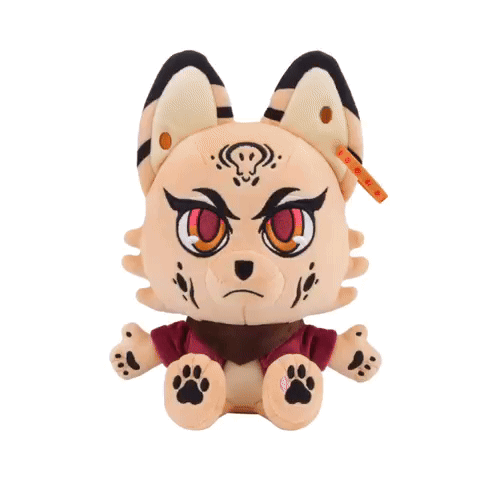 A Stuffed Animal With A Red Shirt That Says ' I Love You ' On It GIF