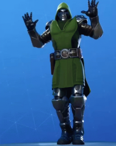 A Superhero With A Green Hood And A Belt With The Letter E On It GIF