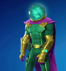 Superhero With Purple Cape And Helmet GIF
