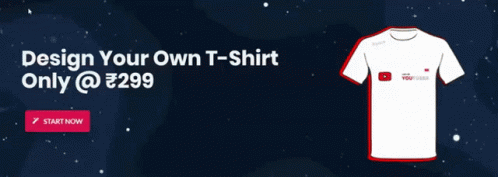 A T-Shirt That Says Design Your Own T-Shirt Only 299 GIF