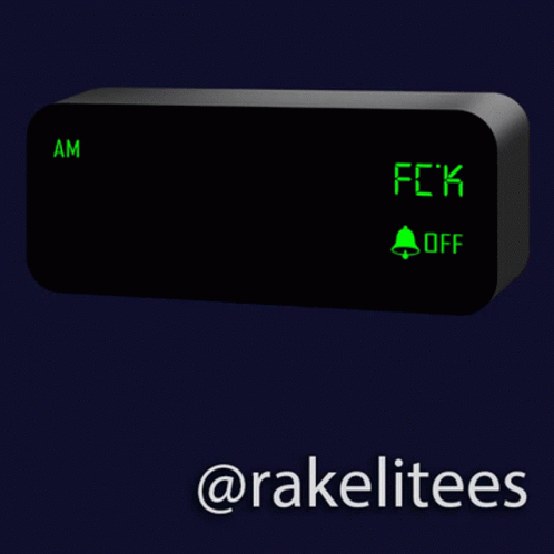 A T-Shirt That Says Late Fck On The Front GIF