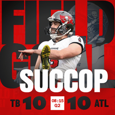 A Tampa Bay Buccaneers Football Player Is Shown On A Poster GIF