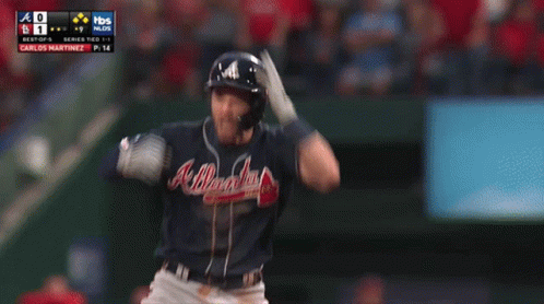 A Tbs Broadcast Of A Baseball Game With Carlos Martinez GIF