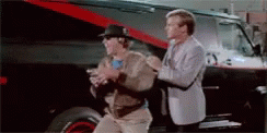 A Team Approaching The Truck GIF