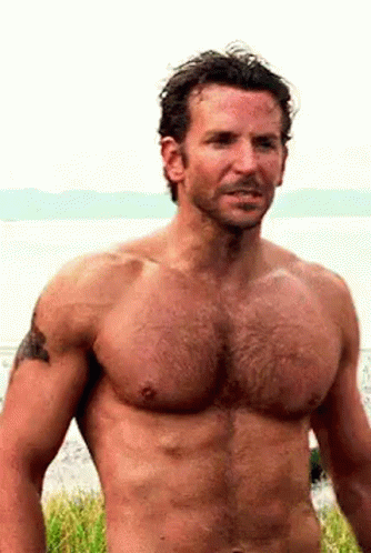 A Team Bradley Cooper Topless GIF