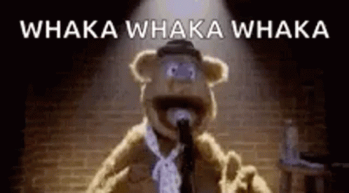 Teddy Bear Singing Into Microphone Whaka Whaka Whaka GIF