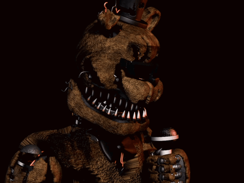 A Teddy Bear Wearing Sunglasses And A Hat Is Holding A Cup Of Coffee GIF