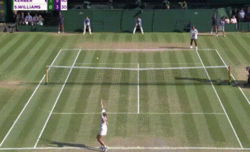 a tennis match is being played between s. williams and rembert