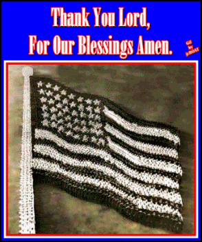 A Thank You Lord For Our Blessings Amen Poster GIF