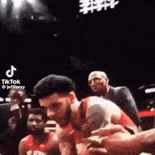A Tiktok Video Of A Boxing Match With The Name Jeffferyy On The Bottom GIF