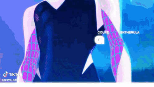 Person In Blue And Purple Swimsuit TikTok GIF