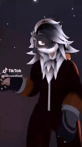 A Tiktok Video Of A Person With A Beard And Spiky Hair Says I 'M Not Asking GIF