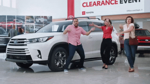 A Toyota Dealership Has A Clearance Event GIF