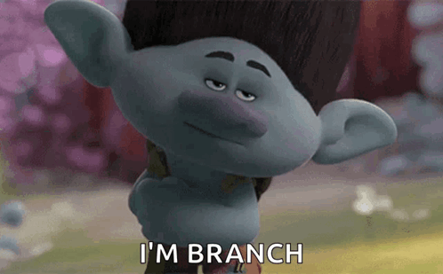 A Troll From The Movie Trolls Is Saying I 'M Branch . GIF