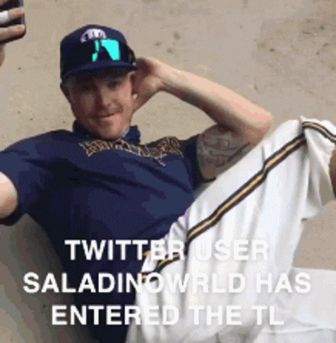 A Twitter User Saladinoworld Has Entered The Tl With A Picture Of A Man Doing Exercises GIF