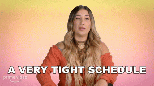 A Very Tight Schedule Melanie Posner GIF
