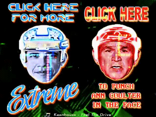A Video Game Advertisement For Extreme To Punch Ann Coulter GIF