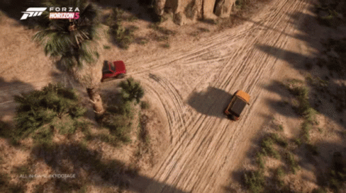 A Video Game Called Forza Horizon 5 Is Shown GIF