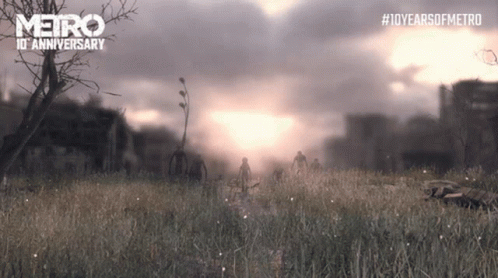 A Video Game Called Metro 10Th Anniversary GIF