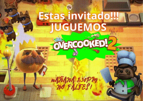 A Video Game Called Overcooked 2 Is Being Played GIF