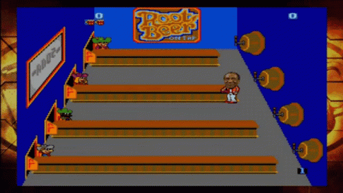 A Video Game Called Root Beer On The Go GIF