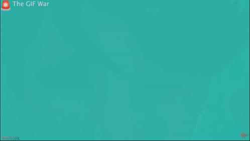 A Video Game Called The Gif War Is Being Played On A Computer GIF